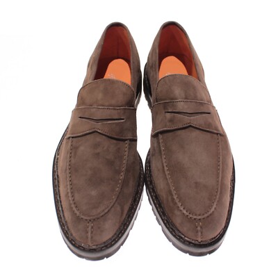 Andrea Ventura NWB Split Toe Penny Loafers Size 43 10 US In Solid Brown Andrea Ventura NWB Split Toe Penny Loafers Size 43 10 US In  main image 2