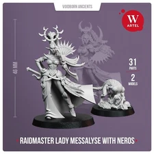 Lady Messalyse with Neros Artel WDrukhari Archon Vect Lhamaean Raidmaster