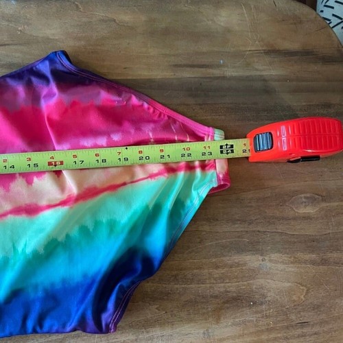 Cat And Jack Rainbow Tie Dye Bathing Suit One Piece Size Large - Picture 5 of 7