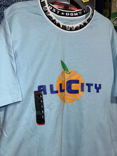 Just Don x All City Basketball Tee T Shirt Men Large Parks NWT New $55 - Picture 5 of 5