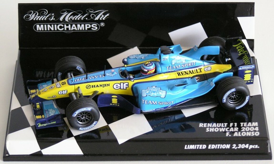 スポーツ 1/43 minichamps Renault F1 R24 F.Alonso WOW EXTREMELY RARE Renault R24 Fernando Alonso Show Palermo