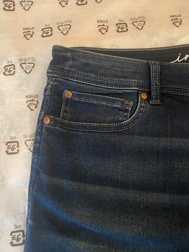INC Denim International Concepts Womens Mid Rise Skinny Denim Jeans   16P - Picture 6 of 8