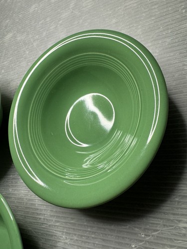 vintage HOMER LAUGHLIN 1979 HARLEQUIN Medium Green 6.25” Bowl LOT/3 Fiestaware - Picture 4 of 16