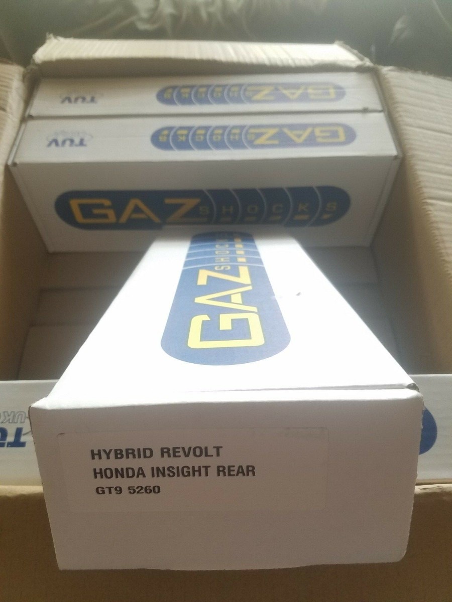 ブラウンS 専用 GAZ Rear Shocks for Honda Insight 99-06 Ze1 Gazmatic Dampers