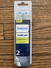 2x Philips Sonicare DiamondClean W Replacement White Brush Heads