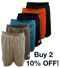 Men's Athletic Gym Shorts - 7" - Running, Basketball, Fitness - Assorted Colors