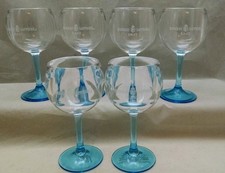 Bombay Sapphire Gin/Brandy Acrylic Sipping Glass lot of 6 - 3 oz.NEW