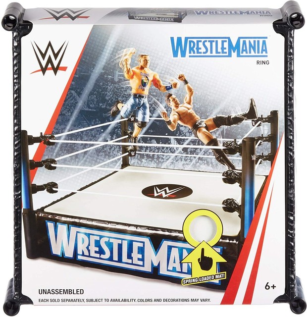 wwe wrestlemania ring toy