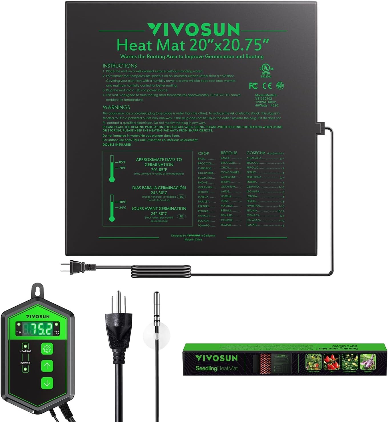 W/ Thermostat Controller