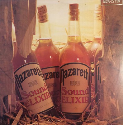 NAZARETH - Sound Elixir LP (RARE US Pressing on MCA) Artisan Symbol On Deadwax