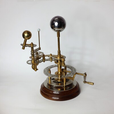 Brass Orrery, Showing the Motion of Earth and Moon around the Sun