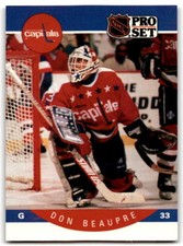 1990-91 Pro Set #307 Don Beaupre EX/NM Capitals ID:43149