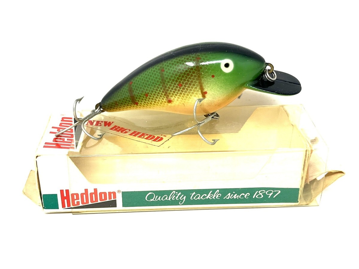 Vintage Heddon Big Head Fishing Lure In Original Box Very Nice