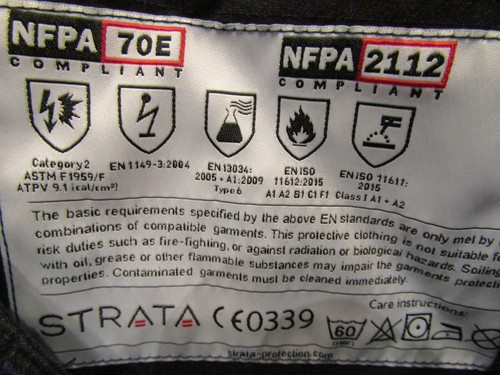 PANTALONES PARA HOMBRE STRATA SFX276 ARC GLOBAL PIERNA REFLECTANTE AZUL MARINO 32X33 - Imagen 3 de 6