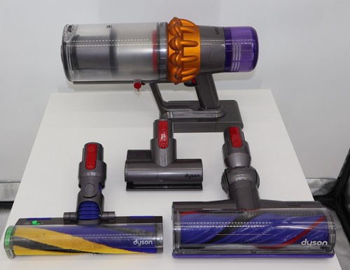 Dyson V15 Detect Absolute Aspirador de Mano a Batería - Amarillo/Níquel - Imagen 2 de 3