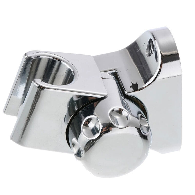 Universal Shower Head Holder Chrome Bathroom Bracket Home Wall Mount