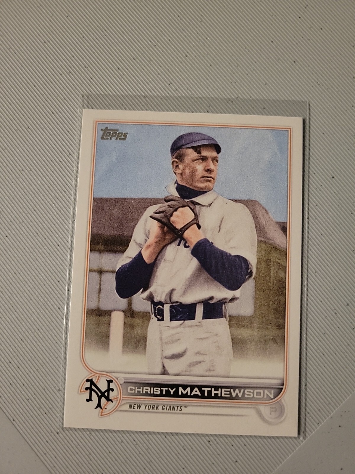 2022 Topps Update CHRISTY MATHEWSON SP Variation #US102 C19