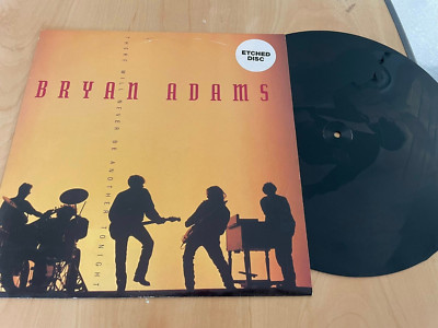 Bryan Adams   There Will Never Be Another Tonight 12'' Vinyl Etched B Side 1991