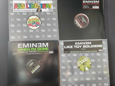 EMINEM 4 12'' Vinyl * When I'm Gone,The Real Slim Shady, Ass Like That, Like To