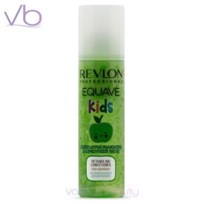REVLON Equave Green Apple Kids Conditioner | Detangling Hypoallergenic Leave-In
