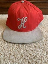 Vintage Red New Era Snapback Hat Made In The USA