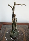 Fine Bronze Figurine Monyo Simon MIHAILESCU-NASTUREL (1926) Romanian Listed