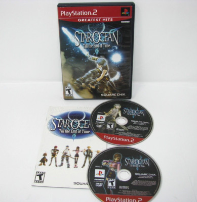 Star Ocean: Till the End of Time (Sony PlayStation 2, 2004) COMPLETE manual