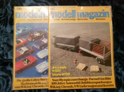 MODELL MAGAZIN Autos 1/87 9/86 2 Issues 
