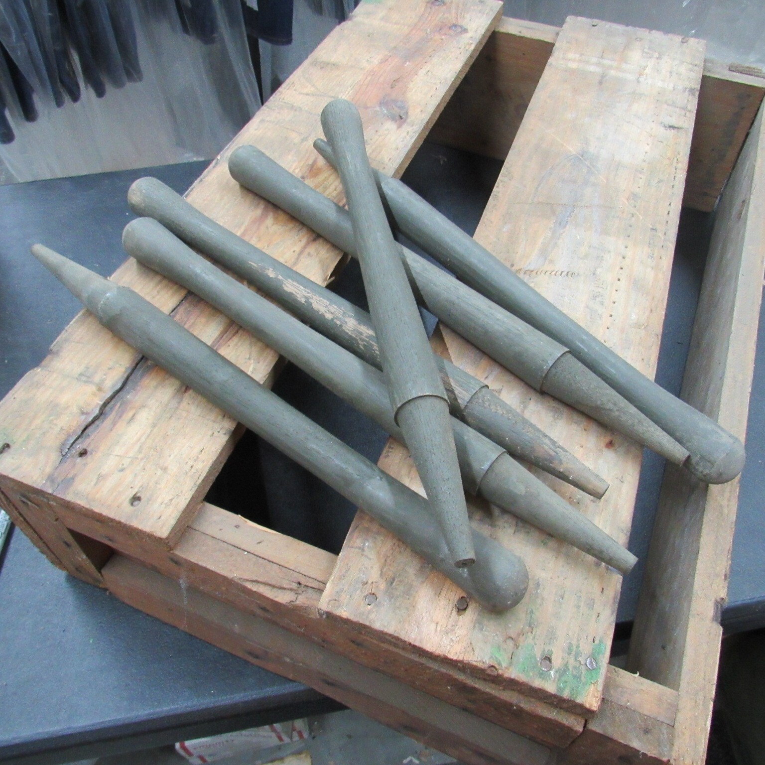 WWII E-Tool M43 replacement shovel handle NOS Hardwood Original