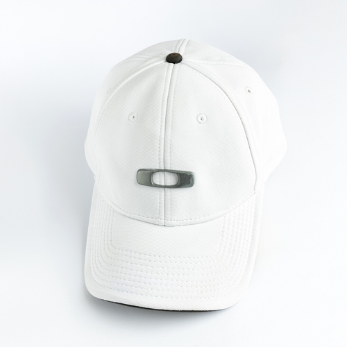 Gorra de Colección Oakley A-FLEX Tech L/XL Blanca Calce Elástico Sombrero Y2K Ropa de Calle Rara - Imagen 4 de 13