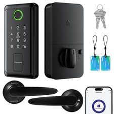 Keypad Door Lock with Handle,Keyless Entry Door Lock, Electronic Digital Keyp...