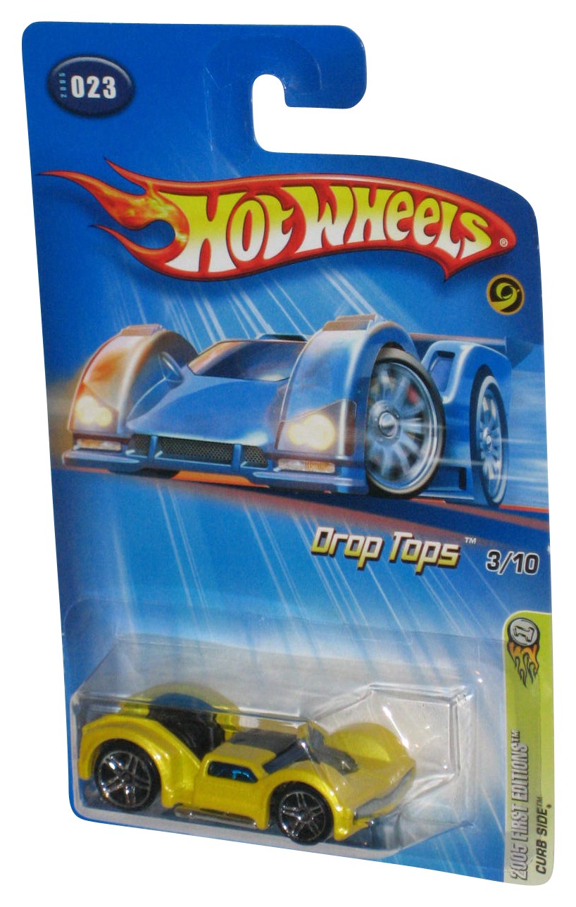 Hot Wheels 2005 First Editions Drop Tops 3/10 Yellow Curb Side Car #023