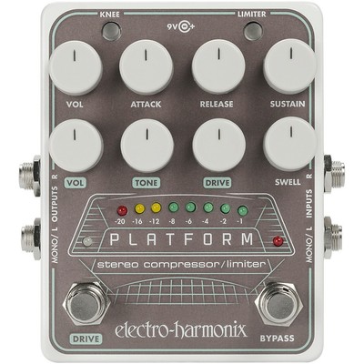 Electro-Harmonix Platform Stereo Compressor/Limiter Pedal LN
