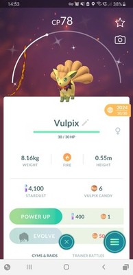  Shiny (Schillernd) Vulpix Spooky Festival Pokemon GO  Registered Only