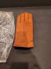 VINTAGE ARTIC LINING vintage leather gloves SIZE MEDIUM New  21 