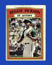1972 Topps Set-Break #436 Reggie Jackson Ia LOW GRADE (crease) *GMCARDS*