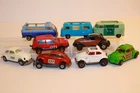 Nine (9) Vintage Matchbox Lesney / Hot Wheels Volkswagen Bugs / Vans / Golf GTI