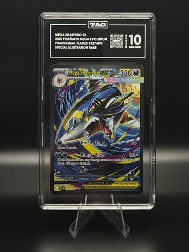 Mega Sharpedo ex graded TAG 10 for sale on eBay