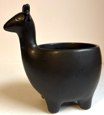 Lamaförmiges Pflanzgefäß, kein Abflussloch im Boden, braun, 5 1/2" hoch