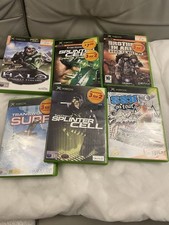 Original Xbox Video Game Bundle Lot X6 (Halo, Tom Clancy, SSX)