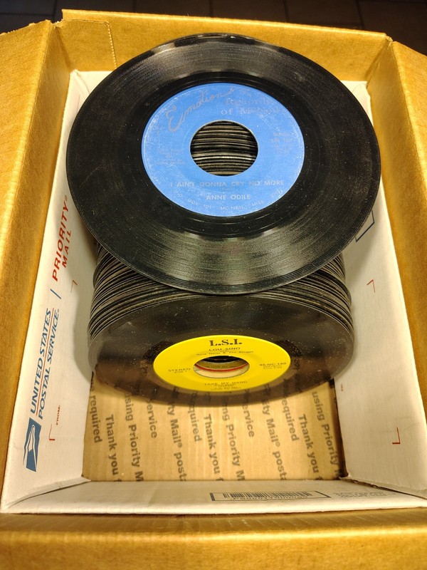 Huge Lot Of 100 45RPM Records / Rare / Vintage Vinyl