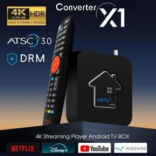 2025 New ATSC 3.0 Tuner 4K Digital OTA Cable TV Box Android Streaming Player DVR
