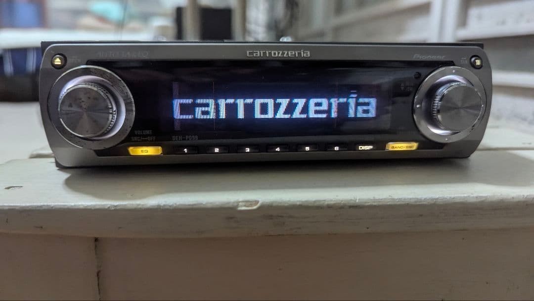 Junk Pioneer Carrozzeria DEH-P099 Bluetooth Car Audio 1DIN WMA