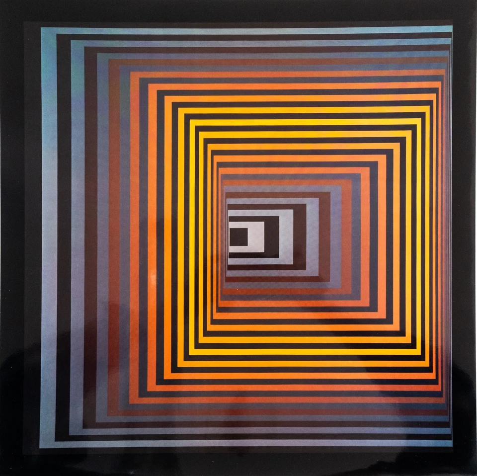 Vasarely Heliogravur aus Progressions 2 Edition du Griffon Neuchatel 1974