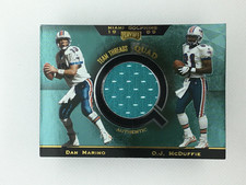 1999 Playoff Absolute Team Quad Jersey (Set Brk) Miami Dolphins TQ16 Marino!