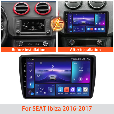 For SEAT Ibiza 2016-2017 Stereo Autoradio Android Carplay Multimedia GPS Wifi BT