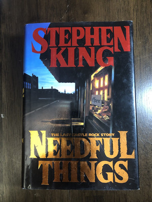 NEEDFUL THINGS by STEPHEN KING $24.95  1991 HC/DJ 1st Edition/1st Print/ Viking