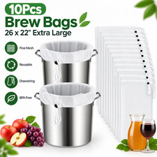 10 Pack Reusable Brew Bags - Extra Large Fine...