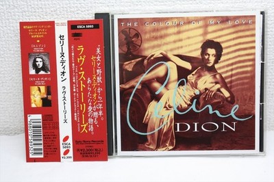 CELINE DION The Colour Of My Love Japan CD ESCA 5893 mit OBI Bonustrack #290