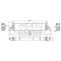 Meat & Doria LadeluftküHler LLK FüR Mazda CX-5 2.2 D 6 Kombi KF KE GH GJ GL